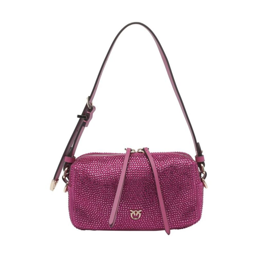 Pinko Women Mini Trittico Rhinestones Boston Bag